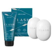 Combo Clash: Creme Pré E Pós-Barba 150g + Sabonete em Barra 2x80g Oboticário Presente Masculino