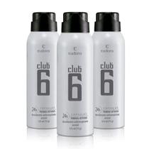 Combo Club 6 Desodorante Antitranspirante Aerossol Combo Club 6 Desodorante Antitranspirante Aerossol