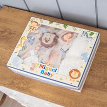 Combo Cobertor e Naninha Chá de Bebe Menino Combo Cobertor e Naninha Chá de Bebe Menino