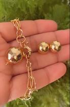 Combo colar e brinco
