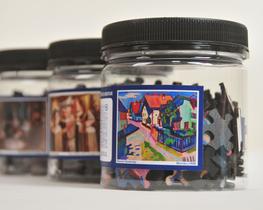 COMBO com 02 quebra-cabeças 24 peças: Noite estrelada e Murnau