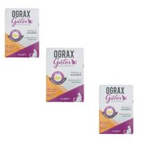 COMBO COM 03 Ograx Gatos Suplemento Omega 3 Avert 30 Capsulas