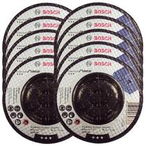 Combo Com 10 Discos Desbaste 4.1/2 Pol x 6 mm x 7/8 Pol Standard P/ Metal Bosch Combo Com 10 Discos Desbaste 4.1/2 Pol x 6 mm x 7/8 Pol Standard P/ Metal Bosch