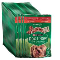 Combo com 15 Sachês Dog Chow Adultos Raças pequenas com Carn - Purina