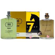 Combo com 2 perfumes masculinos 111 e balck 7 otima fixaçao em cada borrifada Combo com 2 perfumes masculinos 111 e balck 7 otima fixaçao em cada borrifada