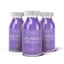 Combo com 3 Ampolas para Cabelo Xô Frizz Forever Liss 15mL Combo com 3 Ampolas para Cabelo Xô Frizz Forever Liss 15mL