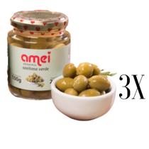 Combo Com 3 Frasco de Azeitona Verde 100g Envio Imediato!!