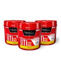 Combo com 3 Máscaras Reconstrutora UTI Forever Liss 240G