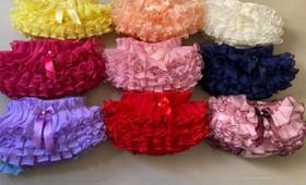 combo com 5 Calcinha Tapa Fraldas Bunda Rica Fru- Fu Babados 5 Unidades - Star Gold Store