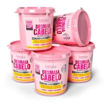 Combo com 5 Máscaras Desmaia Cabelo Forever Liss 350g