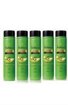 Combo com 5 Shampoo Instance Abacate e Oliva 300ml Eudora