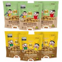 Combo com 6 unidades de Cookie de Castanha e Chocolate Turma da Monica