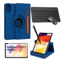 Combo Completo P/tablet Xiaomi Pad 2 Pro 12.1 + Teclado Mouse e Caneta Combo Completo P/tablet Xiaomi Pad 2 Pro 12.1 + Teclado Mouse e Caneta