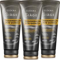 Combo Condicionador Siàge Expert Regeneração Pós Química 3x 200ml Combo Condicionador Siàge Expert Regeneração Pós Química 3x 200ml