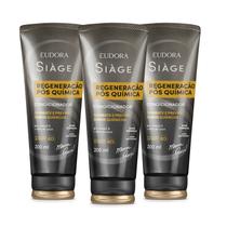 Combo Condicionador Siàge Expert Regeneração Pós Química 3x 200ml Combo Condicionador Siàge Expert Regeneração Pós Química 3x 200ml