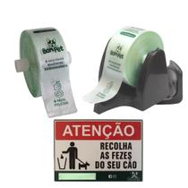 Combo condominio preto com placa Combo condominio preto com placa