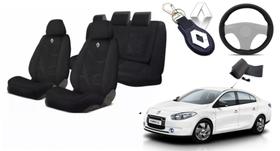 Combo Conforto Fluence 2009-2017 + Volante + Chaveiro Tecido