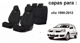 Combo Conforto Total Clio 1990-2012 + Volante + Chaveiro Tecido