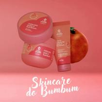 Combo Corpo Dourado Esfoliante de Bumbum 100g + Máscara Hidratante de Bumbum 300g Kit Redutor de Celulite