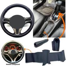 Combo Couros Câmbio Automático E Volante E Freio De Mão Honda City 2009 2010 2011 2012 2013 2014 Combo Couros Câmbio Automático E Volante E Freio De Mão Honda City 2009 2010 2011 2012 2013 2014