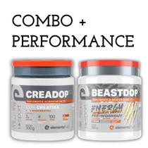 Combo Creatina e pré treino - Elemento Puro - BEASTDOP 300g + CREADOP 300g Combo Creatina e pré treino - Elemento Puro - BEASTDOP 300g + CREADOP 300g