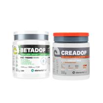 Combo Creatina e pré treino - Elemento Puro - BETADOP 300g + CREADOP 300g