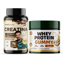 Combo Creatina Gummy + Whey Protein Gummy Ekobe Zero Açúcar Combo Creatina Gummy + Whey Protein Gummy Ekobe Zero Açúcar