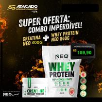 Combo Creatina Neo 300g + Whey Protein Neo 840g