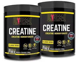 Combo Creatina Universal Nutrition 200+200G Original Nfe