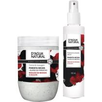 Combo creme de pimenta negra 650g e fluido termoativador Combo creme de pimenta negra 650g e fluido termoativador