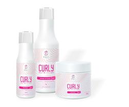 Combo Creme para Pentear Ativador de Cachos 1L e Shampoo 500ml e Máscara Hidratante 500g