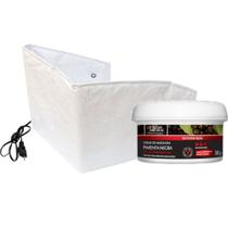 Combo creme pimenta negra 300g cinta térmica abdominal 110v