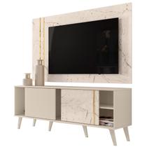 Combo Cronos TVs Até 60” Calacata Off White 713136 Madetec