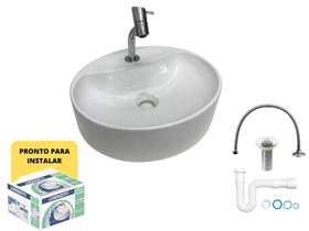 Combo Cuba com Torneira + Acessórios Lorenzetti OA-01