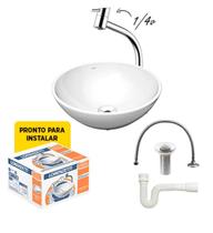 Combo Cuba com Torneira + Acessórios Lorenzetti RA-01