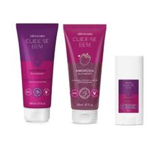 Combo Cuide-se Bem Amoruda: Loção Corp. 200ml + Sab. Esfol. 200ml + Antiatrito