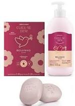 Combo Cuide-Se Bem Beijinho: Loção Hidratante, 400Ml + Sabonete Em Barra, 2 Un. 80G Cada