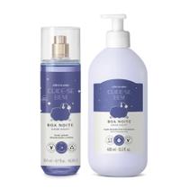 Combo Cuide-se Bem Boa Noite: Body Splash 200ml + Loção Desodorante Hidratante 400ml