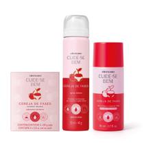 Combo Cuide-se Bem Cereja De Fases: Sabonetes Em Barra + Spray Íntimo + Óleo Térmico Corporal 110ml Combo Cuide-se Bem Cereja De Fases: Sabonetes Em Barra + Spray Íntimo + Óleo Térmico Corporal 110ml
