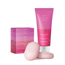 Combo Cuide-se Bem Cereja Livre: Loção Corporal 200ml + Sabonete em Barra 2 unidades 80g cada