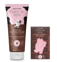 Combo Cuide-se Bem Deleite Chocolatudo: Loção Corporal 200ml + Sabonete em Barra 120g