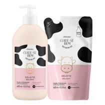Combo Cuide-se Bem Deleite: Hidratante 400ml + Refil 350ml - o boticario Combo Cuide-se Bem Deleite: Hidratante 400ml + Refil 350ml - o boticario