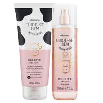 Combo Cuide-se Bem Deleite: Loção Hidratante Desodorante 200ml + Body Splash