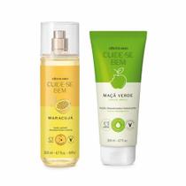 Combo Cuide-se Bem Feira Soda Italiana: Body Splash Maracujá 200ml + Loção Corporal Maçã Verde 200ml