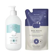 Combo Cuide-se Bem: Loção Corporal Nuvem 400ml + Refil Boa Noite 350ml