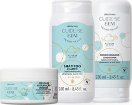 Combo Cuide-se Bem Nuvem: Shampoo 250ml + Máscara + Condicionador 250ml Combo Cuide-se Bem Nuvem: Shampoo 250ml + Máscara + Condicionador 250ml