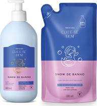 Combo Cuide-se Bem Show de Banho: Loção Hidratante Corporal 400ml + Refil 350ml
