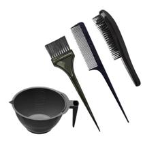 Combo Cumbuca + Pincel + Pente Fino + Escova Magica