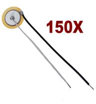 Combo de 150 pçs Cápsula Piezo disco Piezo Elétrico Transdutor 20mm 2cm 150 Peças Combo de 150 pçs Cápsula Piezo disco Piezo Elétrico Transdutor 20mm 2cm 150 Peças