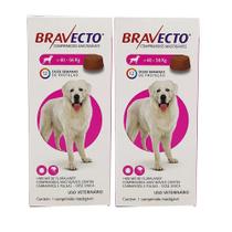 Combo de 2 Bravecto para Cães de 40 a 56kg - 1400 mg - MSD